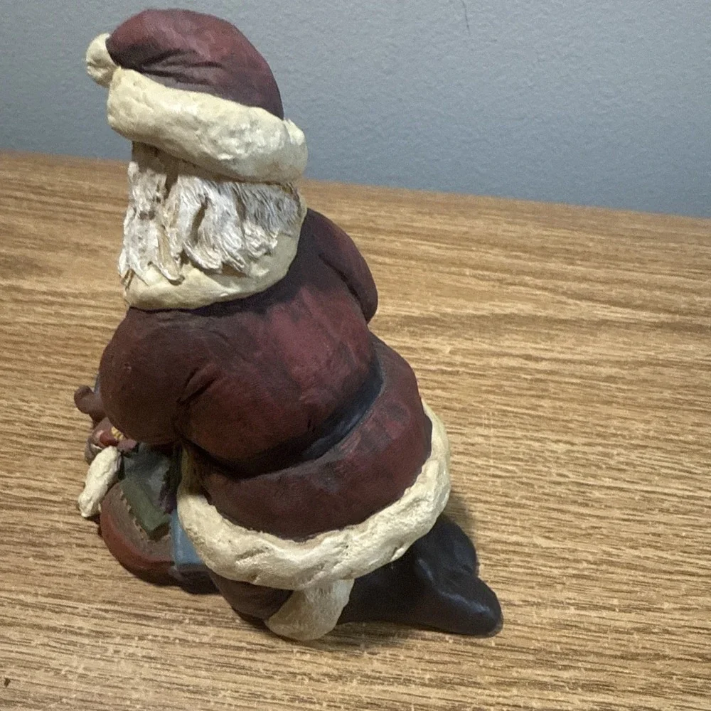 Santa Figurine Pulling‎ Toys Out Of A Sack